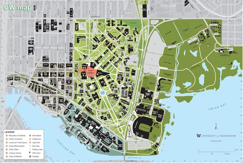 uw campus map